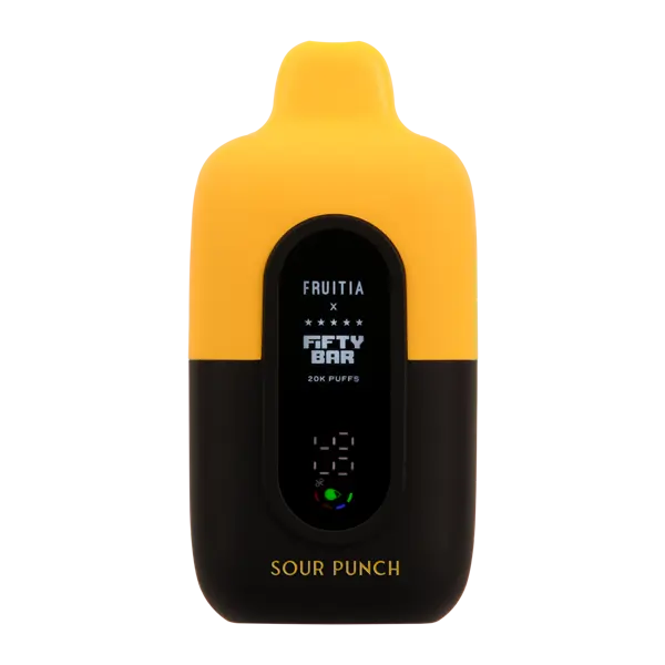 BUY 1 GET 1 FREE Sour Punch FRUITIA X Fifty Bar 20K | Vape Amazon India