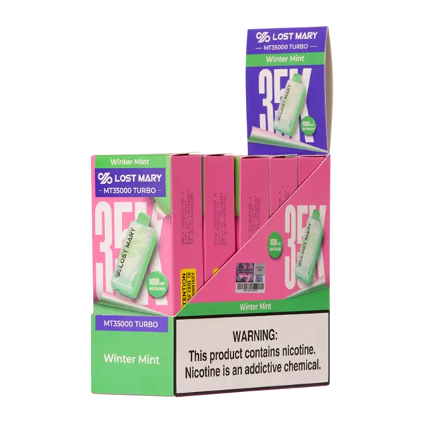 BUY 1 GET 1 FREE BUY 1 GET 1 FREE |  Winter Mint Lost Mary MT35K Turbo | Vape Amazon India Lost Mary