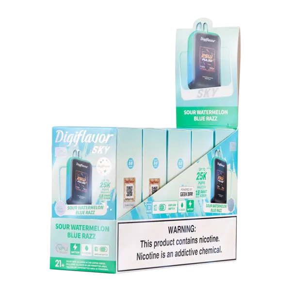 BUY 1 GET 1 FREE Sour Watermelon Blue Razz Digiflavor Sky | Vape Amazon India Digiflavor