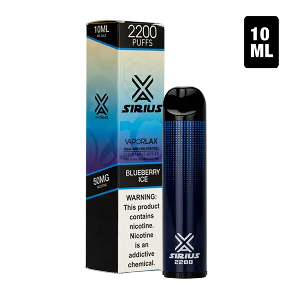 BUY 1 GET 1 FREE Blueberry Ice by Sirius | Vape Amazon India VaporLax