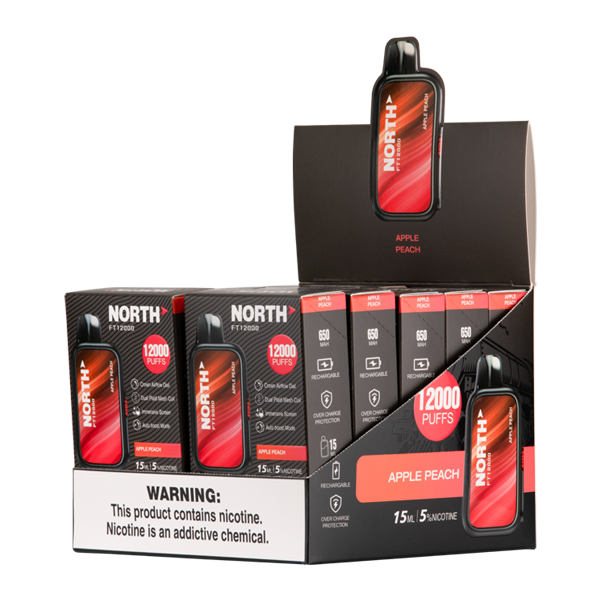 BUY 1 GET 1 FREE Apple Peach North FT12000 | Vape Amazon India - Vape Amazon India