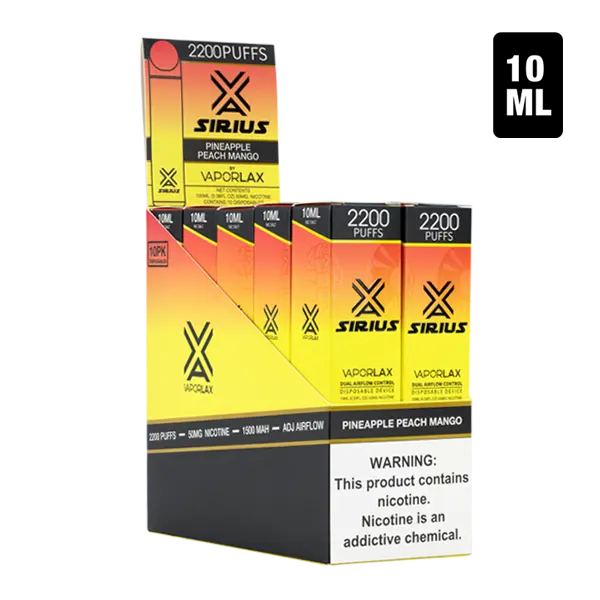 BUY 1 GET 1 FREE Pineapple Peach Mango by Sirius | Vape Amazon India VaporLax