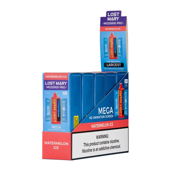 BUY 1 GET 1 FREE Watermelon Ice Lost Mary MO20000 PRO | Vape Amazon India Lost Mary
