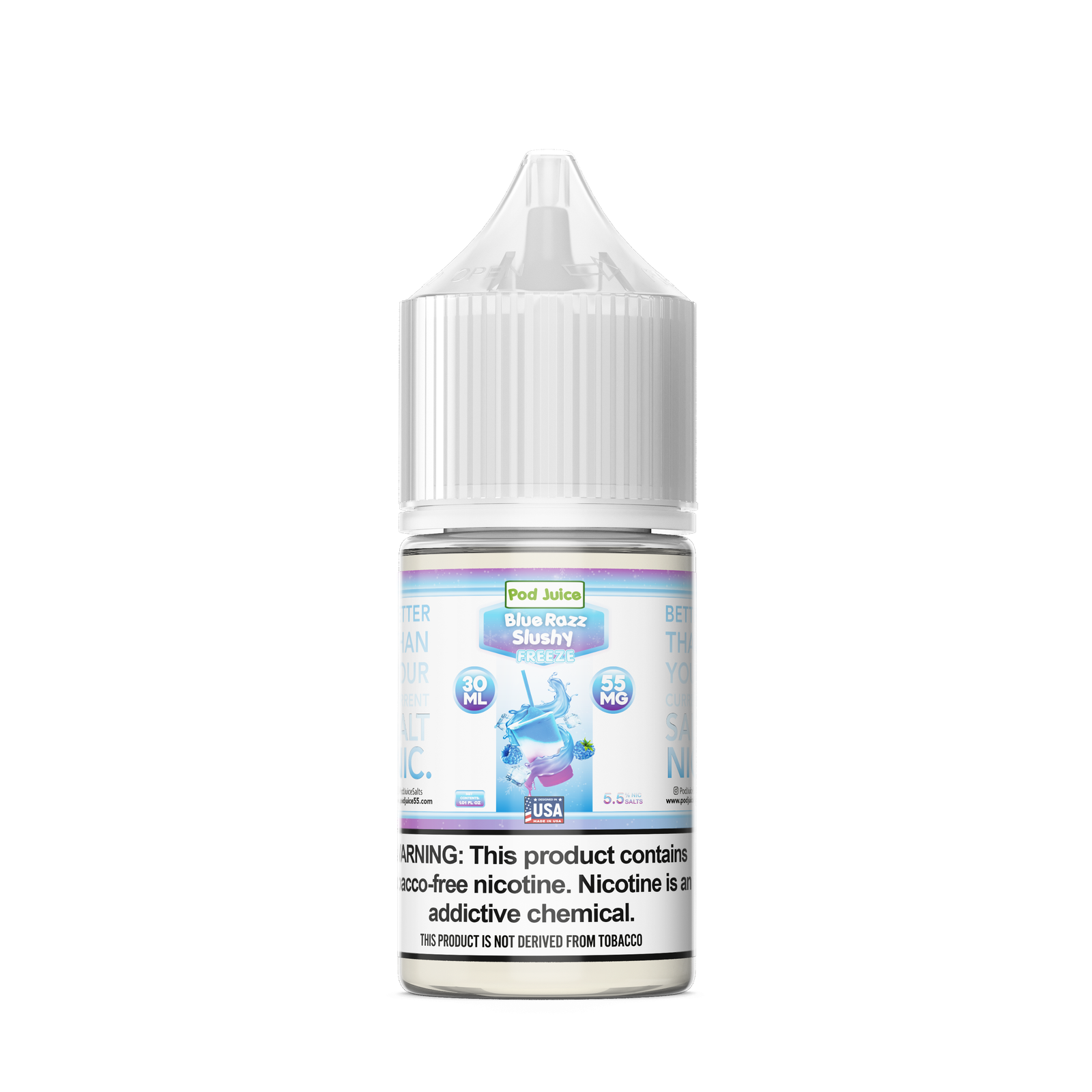 BUY 1 GET 1 FREE Blue Razz Slushy Freeze Pod Juice | Vape Amazon India