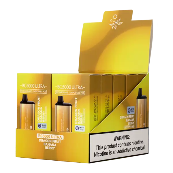 BUY 1 GET 1 FREE Dragon Fruit Banana Berry BC5000 Ultra | Vape Amazon India EBCREATE