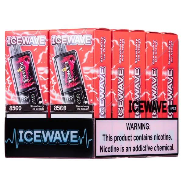 BUY 1 GET 1 FREE Strawberry Ice Cream Icewave X8500 | Vape Amazon India ZoVoo